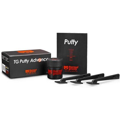 Thermal Grizzly - TG Putty Advance 30g Electrically Non-Conductive Thermal Putty for GPU Modding & Thermal Pad Replacemet Thermal Grizzly - TG Putty Advance 30g Electrically Non-Conductive Thermal Putty for GPU Modding & Thermal Pad Replacemet