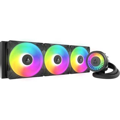 Arctic - Liquid Freezer III Pro 420 A-RGB Multi Compatible All-in-One CPU Water Cooler with A-RGB - Black Arctic - Liquid Freezer III Pro 420 A-RGB Multi Compatible All-in-One CPU Water Cooler with A-RGB - Black
