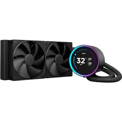 NZXT - Kraken Elite 240mm 2024 Radiator Liquid Cooler (2 x 120mm F Fans) with 2.72" IPS Display - Black NZXT - Kraken Elite 240mm 2024 Radiator Liquid Cooler (2 x 120mm F Fans) with 2.72" IPS Display - Black