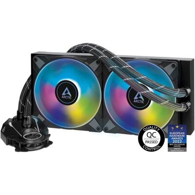 Arctic - ACFRE00106A Liquid Freezer II 280 A-RGB - Multi-Compatible All-in-one A-RGB CPU AIO Water Cooler - Black Arctic - ACFRE00106A Liquid Freezer II 280 A-RGB - Multi-Compatible All-in-one A-RGB CPU AIO Water Cooler - Black