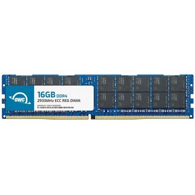 OWC - 16GB DDR4 2933MHz PC4-23400 CL21 2RX4 ECC Registered RDIMM 1.2V 288-pin Memory RAM Upgrade for Server - Black Chips OWC - 16GB DDR4 2933MHz PC4-23400 CL21 2RX4 ECC Registered RDIMM 1.2V 288-pin Memory RAM Upgrade for Server - Black Chips