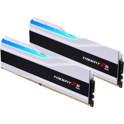 G.SKILL - Trident Z5 RGB 32GB DDR5 6000MHz RAM (2x16GB) F5-6000J3636F16GX2-TZ5RW - White G.SKILL - Trident Z5 RGB 32GB DDR5 6000MHz RAM (2x16GB) F5-6000J3636F16GX2-TZ5RW - White