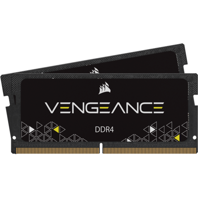 Corsair - Vengeance 16GB (2 x 8GB) 260-Pin DDR4 SO-DIMM DDR4 2666 (PC4 21300) Laptop Memory Model CMSX16GX4M2A2666C18 Corsair - Vengeance 16GB (2 x 8GB) 260-Pin DDR4 SO-DIMM DDR4 2666 (PC4 21300) Laptop Memory Model CMSX16GX4M2A2666C18