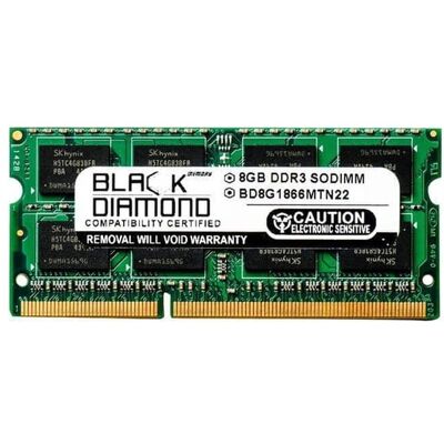Black Diamond - memory 8gb 204-pin ddr3 so-dimm ddr3 1866 (pc3 14900) notebook mem Black Diamond - memory 8gb 204-pin ddr3 so-dimm ddr3 1866 (pc3 14900) notebook mem