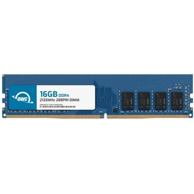 OWC - 16GB DDR4 2133MHz PC4-17000 CL15 1.2V 288pin Non-ECC UDIMM Memory RAM Compatible with HP Z240 Workstation SFF Tower - Black Chips OWC - 16GB DDR4 2133MHz PC4-17000 CL15 1.2V 288pin Non-ECC UDIMM Memory RAM Compatible with HP Z240 Workstation SFF Tower - Black Chips