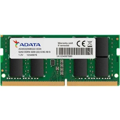 ADATA - Premier 8GB DDR4 SDRAM Memory Module - For Notebook - 8 GB (1 x 8GB) - DDR4-3200/PC4-25600 DDR4 SDRAM - 3200 MHz - Unknown ADATA - Premier 8GB DDR4 SDRAM Memory Module - For Notebook - 8 GB (1 x 8GB) - DDR4-3200/PC4-25600 DDR4 SDRAM - 3200 MHz - Unknown