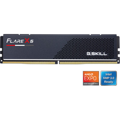 G.SKILL - Flare X5 16GB 288-Pin PC RAM DDR5 6000 (PC5 48000) Desktop Memory Model F5-6000J3636F16GX1-FX5 - Black G.SKILL - Flare X5 16GB 288-Pin PC RAM DDR5 6000 (PC5 48000) Desktop Memory Model F5-6000J3636F16GX1-FX5 - Black