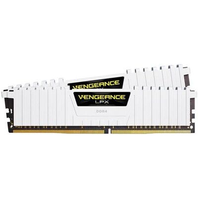 Corsair - Vengeance LPX 32GB (2 x 16GB) 288-Pin PC RAM DDR4 3200 (PC4 25600) Desktop Memory Model CMK32GX4M2E3200C16W - White Corsair - Vengeance LPX 32GB (2 x 16GB) 288-Pin PC RAM DDR4 3200 (PC4 25600) Desktop Memory Model CMK32GX4M2E3200C16W - White