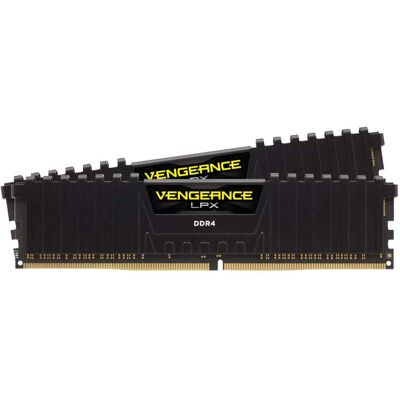 Corsair - Vengeance LPX CMK32GX4M2A2666C16 32GB (2PK X 16GB) 2666MHz DDR4 C16 DIMM Desktop Memory - Black Corsair - Vengeance LPX CMK32GX4M2A2666C16 32GB (2PK X 16GB) 2666MHz DDR4 C16 DIMM Desktop Memory - Black