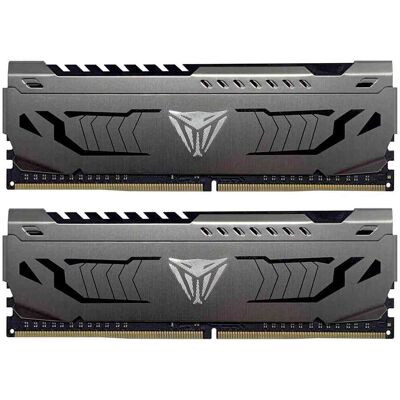Patriot - Viper Steel 64GB (2 x 32GB) 288-Pin PC RAM DDR4 3200 (PC4 25600) Desktop Memory Model PVS464G320C6K - Gunmetal Grey Patriot - Viper Steel 64GB (2 x 32GB) 288-Pin PC RAM DDR4 3200 (PC4 25600) Desktop Memory Model PVS464G320C6K - Gunmetal Grey