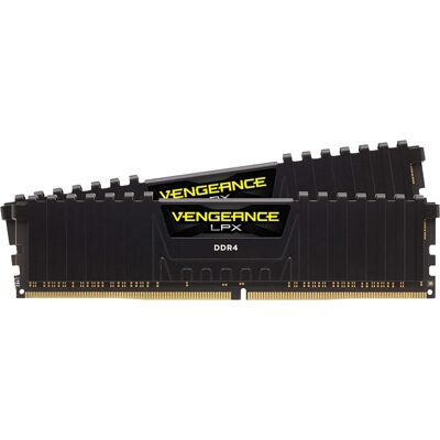 Corsair - VENGEANCE LPX 16GB (2x8GB) DDR4 3600MHz C18 UDIMM Desktop Memory - Black Corsair - VENGEANCE LPX 16GB (2x8GB) DDR4 3600MHz C18 UDIMM Desktop Memory - Black