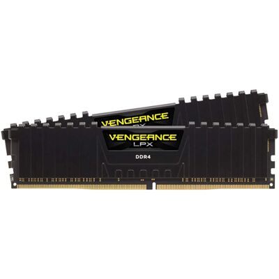 Corsair - VENGEANCE LPX 32GB (2x16GB) DDR4 3200MHz C16 UDIMM Desktop Memory - Black Corsair - VENGEANCE LPX 32GB (2x16GB) DDR4 3200MHz C16 UDIMM Desktop Memory - Black