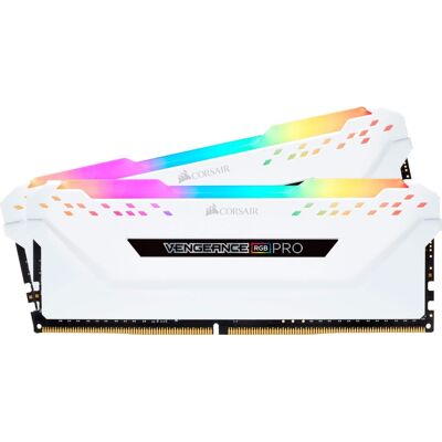 Corsair - VENGEANCE PRO 32GB (2PK x 16GB) 3200MHz DDR4 C16 DIMM Desktop Memory with RGB lighting Corsair - VENGEANCE PRO 32GB (2PK x 16GB) 3200MHz DDR4 C16 DIMM Desktop Memory with RGB lighting
