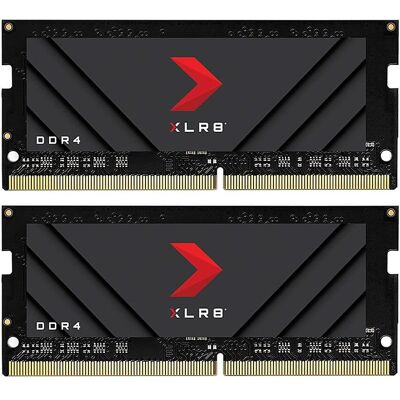 PNY - 32GB (2x 16GB) XLR8 Gaming DDR4 3200MHz CL20 Notebook Memory - Black PNY - 32GB (2x 16GB) XLR8 Gaming DDR4 3200MHz CL20 Notebook Memory - Black