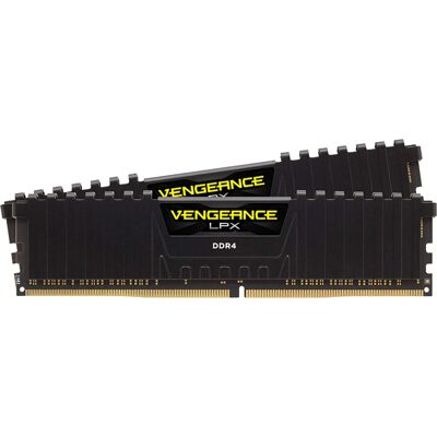 Corsair - VENGEANCE LPX 32GB (2x16GB) DDR4 3600MHz C18 UDIMM Desktop Memory - Black Corsair - VENGEANCE LPX 32GB (2x16GB) DDR4 3600MHz C18 UDIMM Desktop Memory - Black