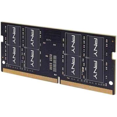PNY - 32GB 260-Pin DDR4 SO-DIMM DDR4 3200 (PC4 25600) Memory (Notebook Memory) Model MN32GSD43200-TB - Black PNY - 32GB 260-Pin DDR4 SO-DIMM DDR4 3200 (PC4 25600) Memory (Notebook Memory) Model MN32GSD43200-TB - Black