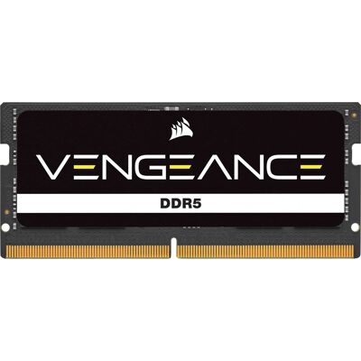 Corsair - VENGEANCE 16GB (1x16GB) DDR5 5600MHz C48 SODIMM Laptop Memory - Black Corsair - VENGEANCE 16GB (1x16GB) DDR5 5600MHz C48 SODIMM Laptop Memory - Black
