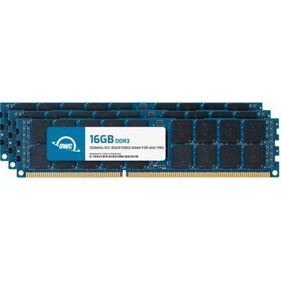 OWC - 48GB (3x16GB) DDR3 ECC Reg CL9 PC3-10600 1333MHz SDRAM Memory Upgrade Module Compatible with Select Mac Models OWC - 48GB (3x16GB) DDR3 ECC Reg CL9 PC3-10600 1333MHz SDRAM Memory Upgrade Module Compatible with Select Mac Models