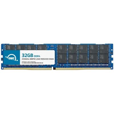 OWC - 32GB Replacement for Crucial CT32G4LFQ4213 - ECC LRDIMM DDR4 2133 4Rx4 288p 1.2V CL15 - Black Chips OWC - 32GB Replacement for Crucial CT32G4LFQ4213 - ECC LRDIMM DDR4 2133 4Rx4 288p 1.2V CL15 - Black Chips