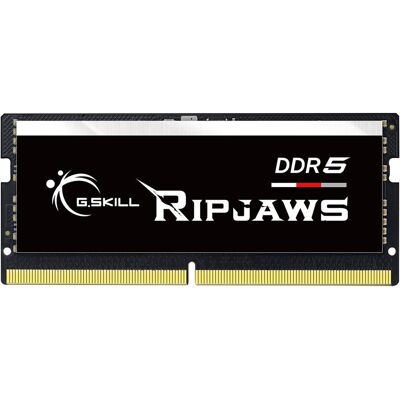 G.SKILL - Ripjaws SO-DIMM 32GB 262-Pin DDR5 SO-DIMM DDR5 5600 (PC5 44800) Laptop Memory Model F5-5600S4645A32GX1-RS G.SKILL - Ripjaws SO-DIMM 32GB 262-Pin DDR5 SO-DIMM DDR5 5600 (PC5 44800) Laptop Memory Model F5-5600S4645A32GX1-RS