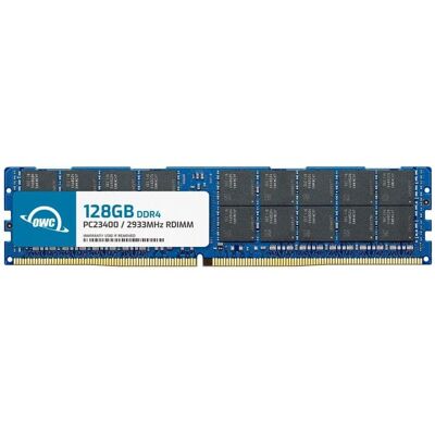 OWC - 128GB DDR4 2933MHz PC4-24300 CL21 4RX4 ECC Load Reduced LRDIMM 1.2V 288-pin Memory RAM Upgrade for Server - Black Chips OWC - 128GB DDR4 2933MHz PC4-24300 CL21 4RX4 ECC Load Reduced LRDIMM 1.2V 288-pin Memory RAM Upgrade for Server - Black Chips