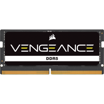 Corsair - VENGEANCE SODIMM Memory 8GB (1x8GB) DDR5 4800MHz C40 1.1V - Black Corsair - VENGEANCE SODIMM Memory 8GB (1x8GB) DDR5 4800MHz C40 1.1V - Black