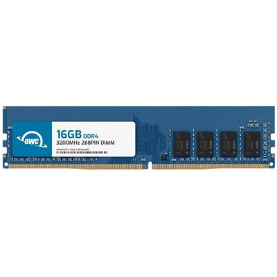 OWC - 16GB Replacement for QNAP RAM-16GDR4T0-UD-3200 - Non-ECC UDIMM DDR4 3200 2Rx8 288p 1.2V CL22 - Black Chips OWC - 16GB Replacement for QNAP RAM-16GDR4T0-UD-3200 - Non-ECC UDIMM DDR4 3200 2Rx8 288p 1.2V CL22 - Black Chips