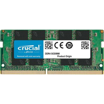 Crucial - 8GB 260-Pin DDR4 SO-DIMM DDR4 3200 (PC4 25600) Laptop Memory Model CT8G4SFRA32A - Green Crucial - 8GB 260-Pin DDR4 SO-DIMM DDR4 3200 (PC4 25600) Laptop Memory Model CT8G4SFRA32A - Green