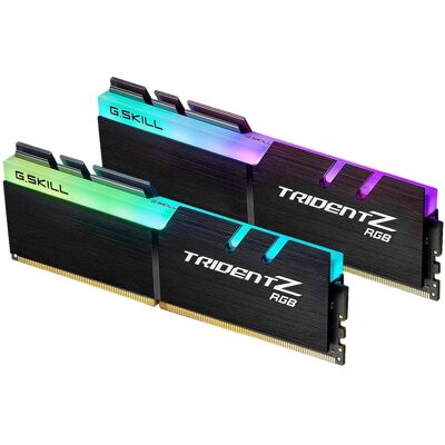 Refurbished G.SKILL TridentZ RGB 32GB DDR4 3600MHz RAM (2x16GB) F4-3600C18D-32GTZR - Black Refurbished G.SKILL TridentZ RGB 32GB DDR4 3600MHz RAM (2x16GB) F4-3600C18D-32GTZR - Black