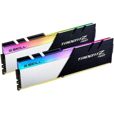 G.SKILL - Trident Z Neo 32GB (2x16GB) DDR4 3600 RGB RAM for AMD Ryzen - Black G.SKILL - Trident Z Neo 32GB (2x16GB) DDR4 3600 RGB RAM for AMD Ryzen - Black