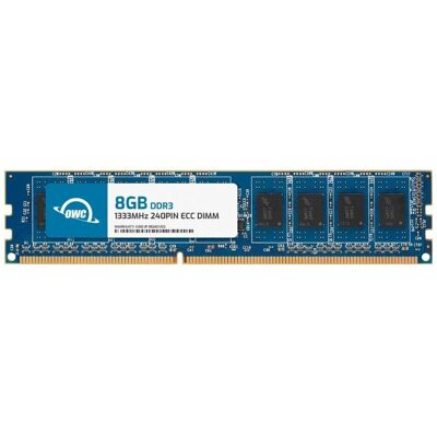 OWC - 8GB DDR3 1333 PC3-10600 CL9 2Rx8 240-pin 1.5V Workstation Server ECC Unbuffered UDIMM Memory RAM Module - Black Chips OWC - 8GB DDR3 1333 PC3-10600 CL9 2Rx8 240-pin 1.5V Workstation Server ECC Unbuffered UDIMM Memory RAM Module - Black Chips
