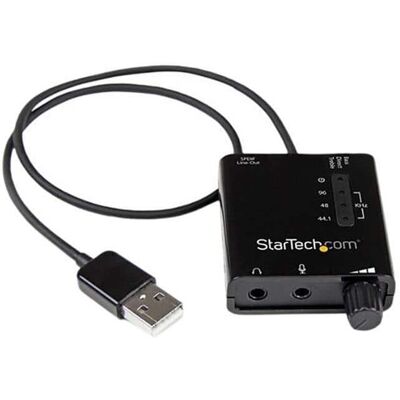 StarTech.com - USB Stereo Audio Adapter External Sound Card with SPDIF Digital Audio StarTech.com - USB Stereo Audio Adapter External Sound Card with SPDIF Digital Audio