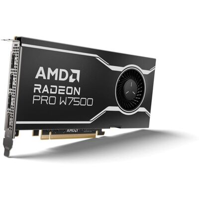 AMD - Radeon Pro W7500 100-300000078 8GB 128-bit GDDR6 PCI Express 4.0 x8 Graphics Card AMD - Radeon Pro W7500 100-300000078 8GB 128-bit GDDR6 PCI Express 4.0 x8 Graphics Card