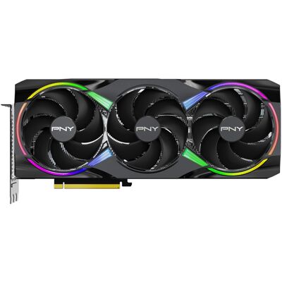 PNY - GeForce RTX 5080 ARGB 16GB OC GDDR7 PCI Express 5.0 Graphics Card with Triple Fan - Black PNY - GeForce RTX 5080 ARGB 16GB OC GDDR7 PCI Express 5.0 Graphics Card with Triple Fan - Black