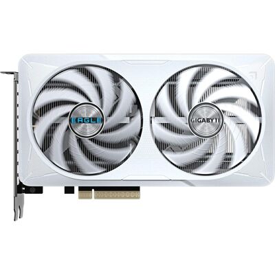 GIGABYTE - GeForce RTX 5060 EAGLE OC ICE 8G Graphics Card, 8GB 128-bit GDDR7, PCIe 5.0, WINDFORCE cooling system - White GIGABYTE - GeForce RTX 5060 EAGLE OC ICE 8G Graphics Card, 8GB 128-bit GDDR7, PCIe 5.0, WINDFORCE cooling system - White