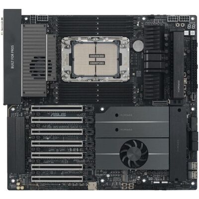 Asus - Pro WS W890E-SAGE SE W890 EEB MB, PCIe 5.0, M.2, MCIO, 2x 10Gb LAN, Remote Mgmt, USB4 Asus - Pro WS W890E-SAGE SE W890 EEB MB, PCIe 5.0, M.2, MCIO, 2x 10Gb LAN, Remote Mgmt, USB4