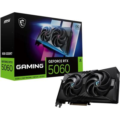 MSI - NVIDIA GeForce RTX 5060 8G GAMING OC 8GB GDDR7 PCI Express Gen 5 Graphics Card - Black MSI - NVIDIA GeForce RTX 5060 8G GAMING OC 8GB GDDR7 PCI Express Gen 5 Graphics Card - Black