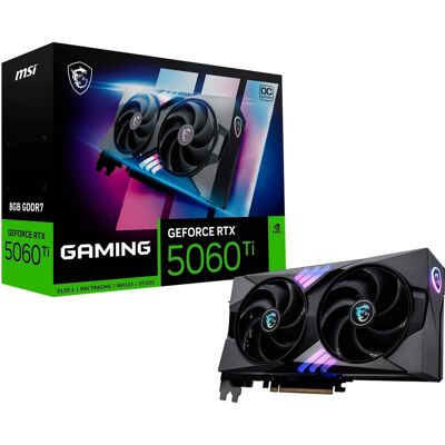 MSI - NVIDIA GeForce RTX 5060 Ti 8G GAMING OC 8GB GDDR7 PCI Express Gen 5 Graphics Card - Black MSI - NVIDIA GeForce RTX 5060 Ti 8G GAMING OC 8GB GDDR7 PCI Express Gen 5 Graphics Card - Black