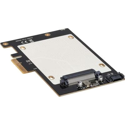 Eaton Tripp Lite Series U.2 to PCIe Adapter for 2.5" NVMe U.2 SSD, SFF-8639, PCI Express (x4) Card Eaton Tripp Lite Series U.2 to PCIe Adapter for 2.5" NVMe U.2 SSD, SFF-8639, PCI Express (x4) Card