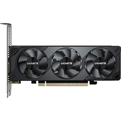 GIGABYTE - GeForce RTX 5060 OC Low Profile 8G Graphics Card, 8GB 128-bit GDDR7, PCIe 5.0, Supports up to 4 displays - Black GIGABYTE - GeForce RTX 5060 OC Low Profile 8G Graphics Card, 8GB 128-bit GDDR7, PCIe 5.0, Supports up to 4 displays - Black