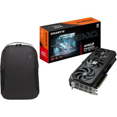 GIGABYTE - Radeon RX 9070 XT GAMING OC 16G GDDR6 PCI Express 5.0 Graphics Card Bundle with Alienware Backpack GIGABYTE - Radeon RX 9070 XT GAMING OC 16G GDDR6 PCI Express 5.0 Graphics Card Bundle with Alienware Backpack