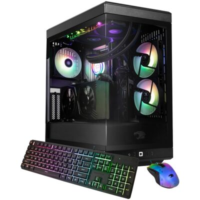 iBUYPOWER - Y40 Gaming Desktop PC - Intel Core Ultra 7 265F, NVIDIA RTX 5070 12GB, 32GB DDR5 Non-RGB RAM, 1TB SSD_Y40BI7N5701 - Black iBUYPOWER - Y40 Gaming Desktop PC - Intel Core Ultra 7 265F, NVIDIA RTX 5070 12GB, 32GB DDR5 Non-RGB RAM, 1TB SSD_Y40BI7N5701 - Black