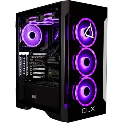 CLX - SET Gaming Desktop - Intel Core Ultra 5 245KF - 32GB DDR5 5600 Memory - GeForce RTX 4060 - 2TB NVMe M.2 SSD - 4TB HDD - Black CLX - SET Gaming Desktop - Intel Core Ultra 5 245KF - 32GB DDR5 5600 Memory - GeForce RTX 4060 - 2TB NVMe M.2 SSD - 4TB HDD - Black
