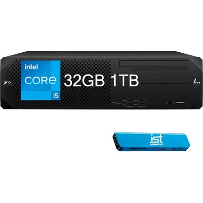 HP - Upgraded - Z2 G9 SFF Workstation Desktop - Intel Core i5-14500 - 32GB Memory - 1TB SSD - Windows 11 Pro - Black HP - Upgraded - Z2 G9 SFF Workstation Desktop - Intel Core i5-14500 - 32GB Memory - 1TB SSD - Windows 11 Pro - Black