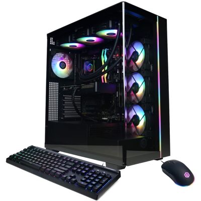 CyberPowerPC - Gaming Desktop - AMD Ryzen 9 9900X3D - NVIDIA GeForce RTX 5070 12GB - 32GB DDR5 - 2TB PCIe 4.0 SSD - Black CyberPowerPC - Gaming Desktop - AMD Ryzen 9 9900X3D - NVIDIA GeForce RTX 5070 12GB - 32GB DDR5 - 2TB PCIe 4.0 SSD - Black