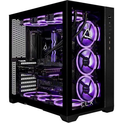 CLX - SET Gaming Desktop - Intel Core i9-13900KF - 64GB Memory - NVIDIA GeForce RTX 4070 - 2TB NVMe M.2 SSD + 6TB HDD - Black CLX - SET Gaming Desktop - Intel Core i9-13900KF - 64GB Memory - NVIDIA GeForce RTX 4070 - 2TB NVMe M.2 SSD + 6TB HDD - Black