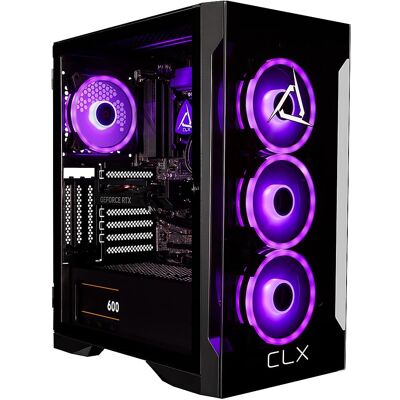 CLX - SET Gaming Desktop - Intel Core i7 13700KF - 32GB DDR5 5600 Memory - GeForce RTX 4060 - 1TB NVMe M.2 SSD + 4TB HDD - Black CLX - SET Gaming Desktop - Intel Core i7 13700KF - 32GB DDR5 5600 Memory - GeForce RTX 4060 - 1TB NVMe M.2 SSD + 4TB HDD - Black