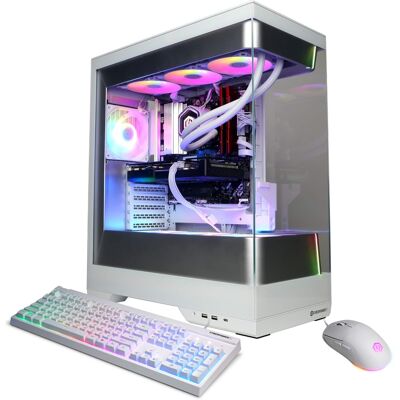 CyberPowerPC - Gaming Desktop - AMD Ryzen 7 9850X3D 2026 - AMD Radeon RX 9060 XT 16GB - 32GB DDR5 Memory - 1TB SSD Storage - White CyberPowerPC - Gaming Desktop - AMD Ryzen 7 9850X3D 2026 - AMD Radeon RX 9060 XT 16GB - 32GB DDR5 Memory - 1TB SSD Storage - White