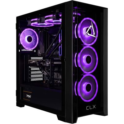 CLX - SET Gaming Desktop - Intel Core i7 14700KF - 32GB DDR5 5600 Memory - GeForce RTX 5070 - 2TB NVMe M.2 SSD - Black CLX - SET Gaming Desktop - Intel Core i7 14700KF - 32GB DDR5 5600 Memory - GeForce RTX 5070 - 2TB NVMe M.2 SSD - Black