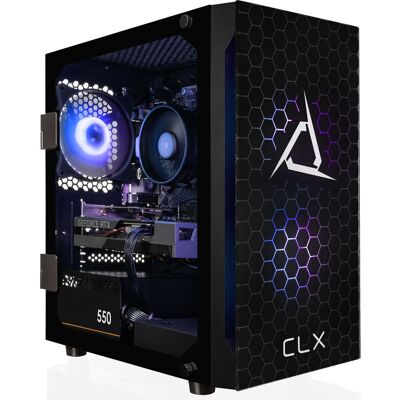 CLX - SET Gaming Desktop - AMD Ryzen 5 8400F - 32GB DDR5 5600 Memory - GeForce RTX 5060 Ti 8GB - 2TB NVMe M.2 SSD - Black CLX - SET Gaming Desktop - AMD Ryzen 5 8400F - 32GB DDR5 5600 Memory - GeForce RTX 5060 Ti 8GB - 2TB NVMe M.2 SSD - Black